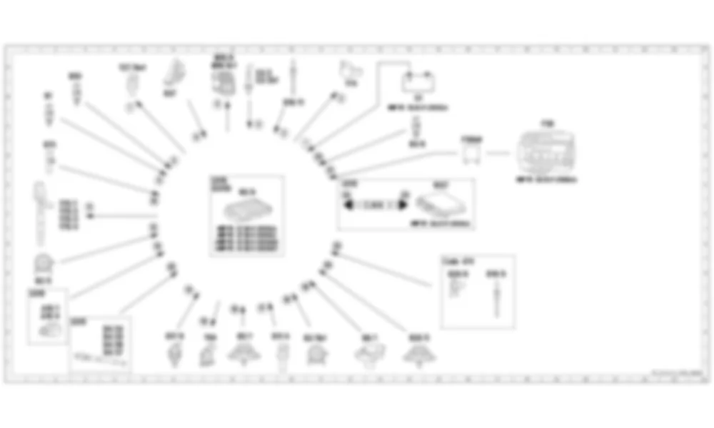 Электросхема Электрическая схема управления впрыском для Mercedes-Benz CLA-class (C117) 2013-2020