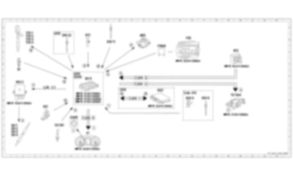 Электросхема Принципиальная электрическая схема системы очистки выхлопных газов для Mercedes-Benz CLA-class (C117) 2013-2020