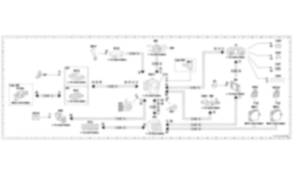 Электросхема Принципиальная электрическая схема адаптивного тормоза (ABR) для Mercedes-Benz CLA-class (C117) 2013-2020