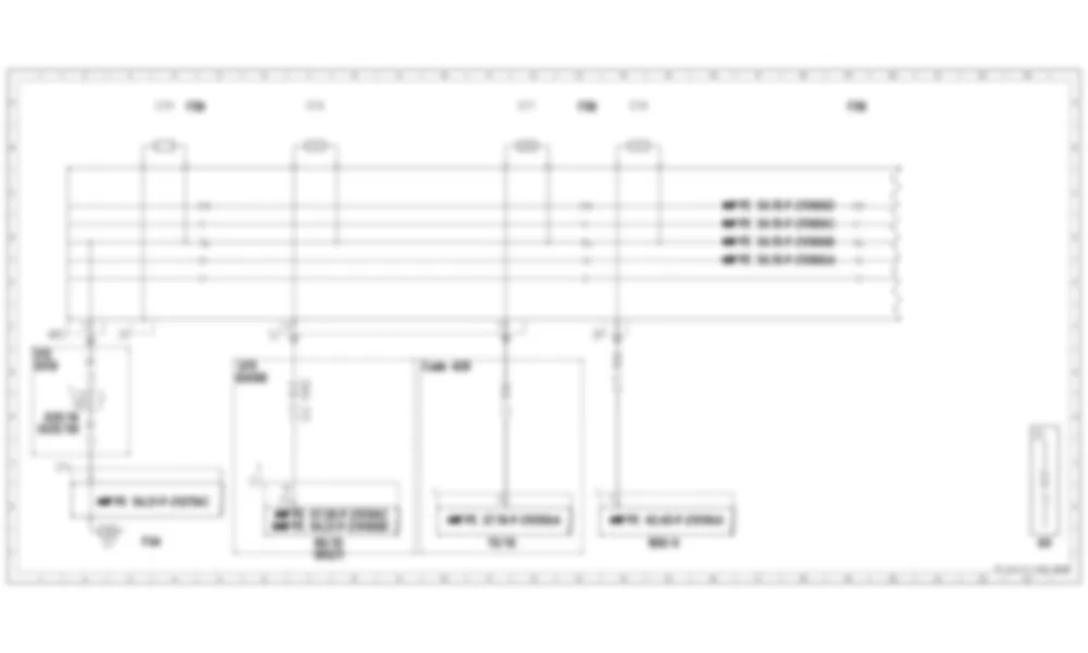 Электросхема Блок предохранителей и реле в моторном отсеке для Mercedes-Benz CLA-class (C117) 2013-2020