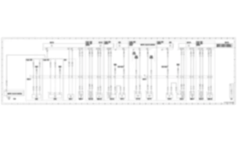 Электросхема Схема подключения точки разъединения разъема для Mercedes-Benz CLA-class (C117) 2013-2020
