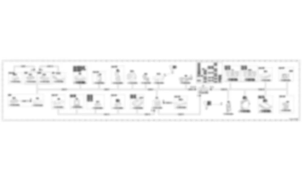 Электросхема Принципиальная электрическая схема комбинации приборов, индикатор / предупреждающее сообщение для Mercedes-Benz CLA-class (C117) 2013-2020