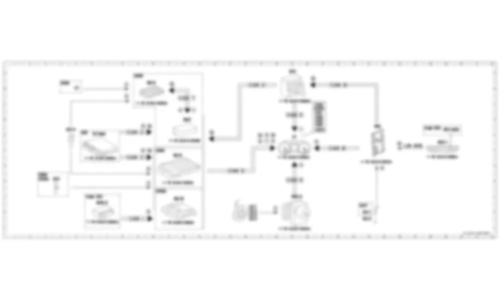 Электросхема Принципиальная электрическая схема комбинации приборов, индикация рабочего состояния для Mercedes-Benz CLA-class (C117) 2013-2020