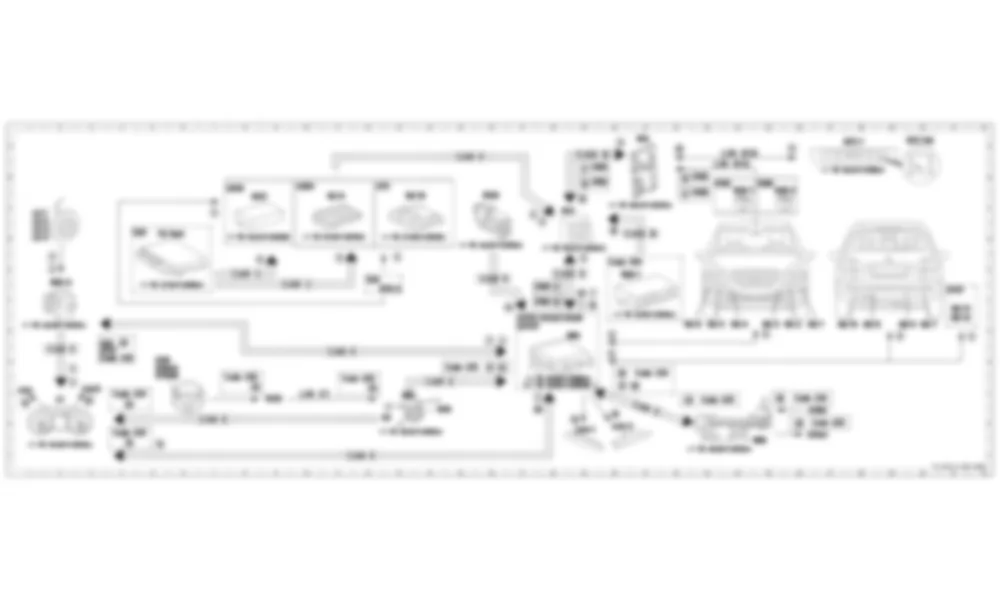 Электросхема Принципиальная электрическая схема парковочной системы для Mercedes-Benz CLA-class (C117) 2013-2020