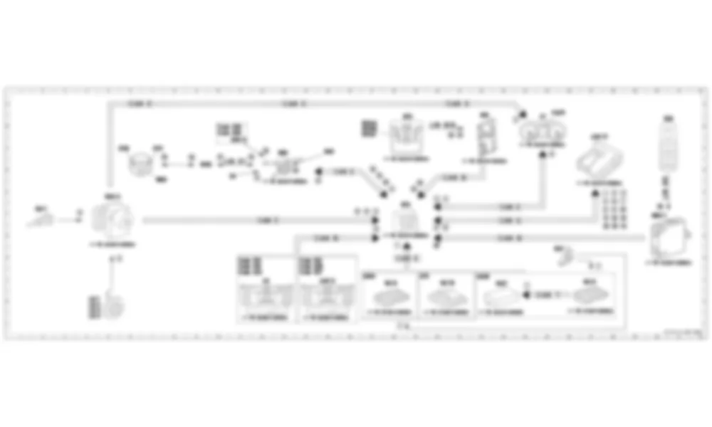 Электросхема Принципиальная электрическая схема системы помощи при удержании полосы движения для Mercedes-Benz CLA-class (C117) 2013-2020