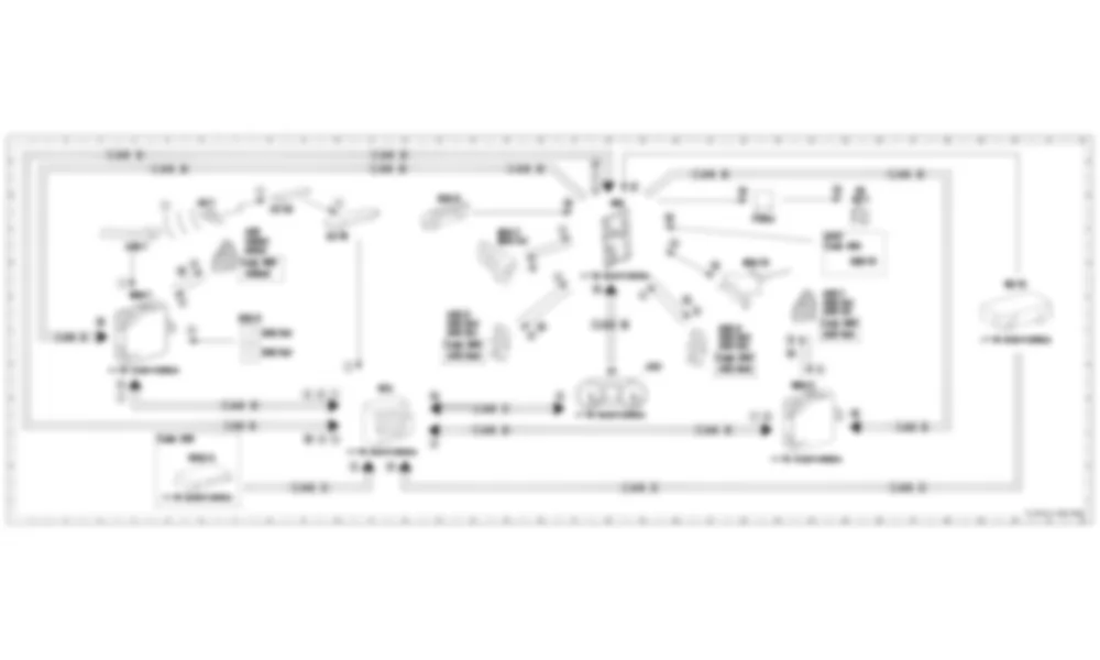 Электросхема Функциональная схема электрического центрального замка (CL) для Mercedes-Benz CLA-class (C117) 2013-2020