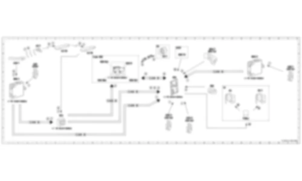 Электросхема Принципиальная электрическая схема системы охранной сигнализации, срабатывание сигнализации для Mercedes-Benz CLA-class (C117) 2013-2020