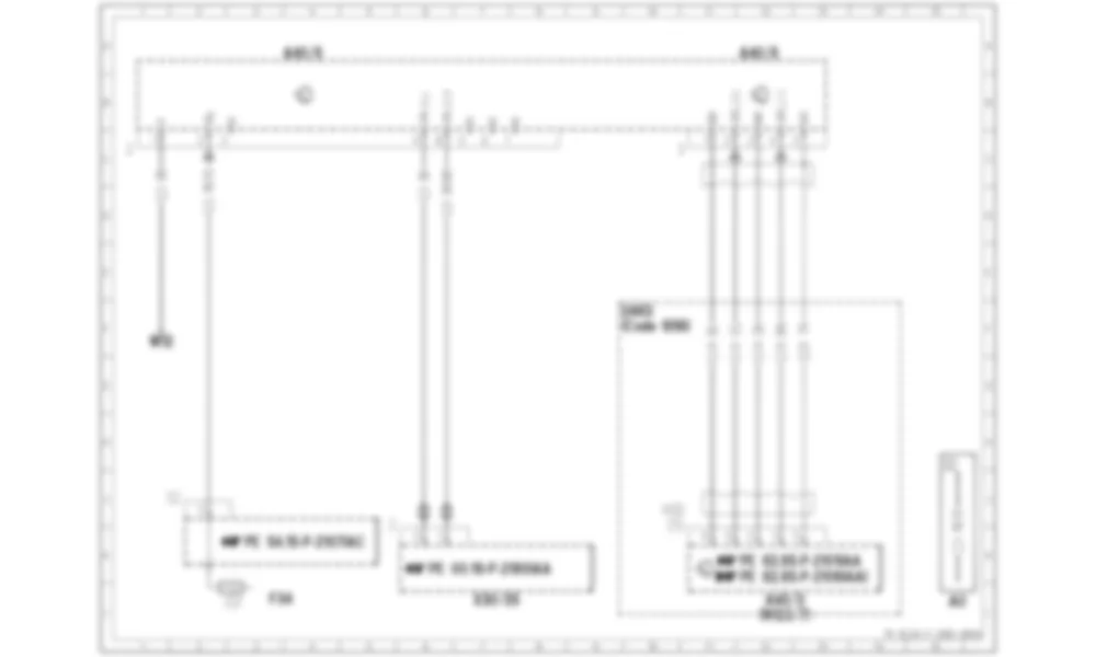 Электросхема Аудио / дисплей COMAND для Mercedes-Benz CLA-class (C117) 2013-2020