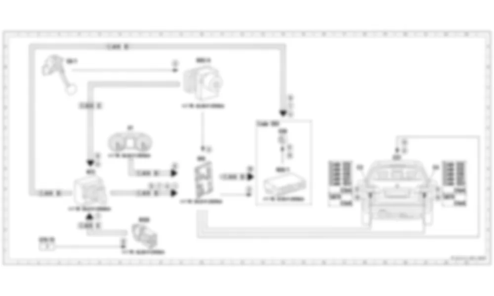 Электросхема Принципиальная электрическая схема срабатывания стоп-сигнала для Mercedes-Benz CLA-class (C117) 2013-2020