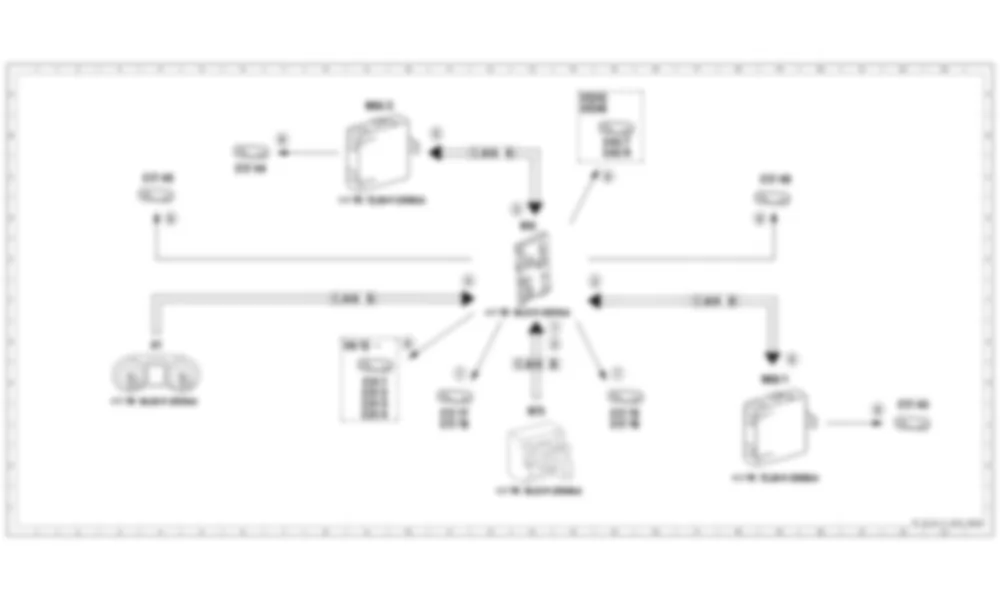 Электросхема Принципиальная электрическая схема внешнего освещения для Mercedes-Benz CLA-class (C117) 2013-2020