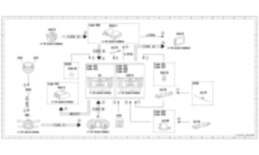 Электросхема Электрическая схема для режима аудио, функция для Mercedes-Benz CLA-class (C117) 2013-2020