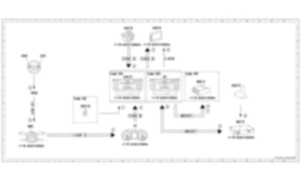 Электросхема Принципиальная электрическая схема функции SDAR для Mercedes-Benz CLA-class (C117) 2013-2020