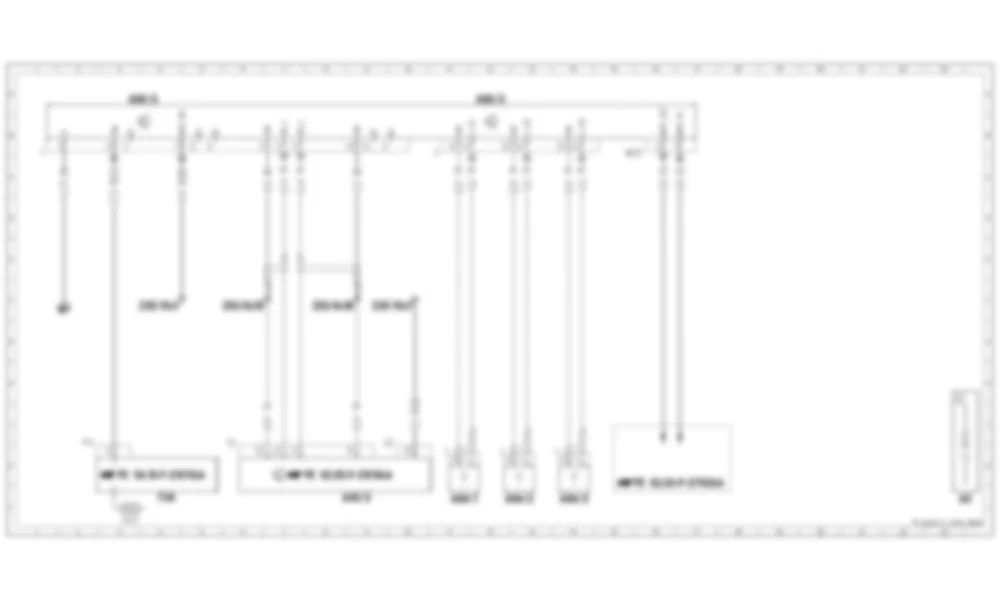 Электросхема ТВ-тюнер для Mercedes-Benz CLA-class (C117) 2013-2020