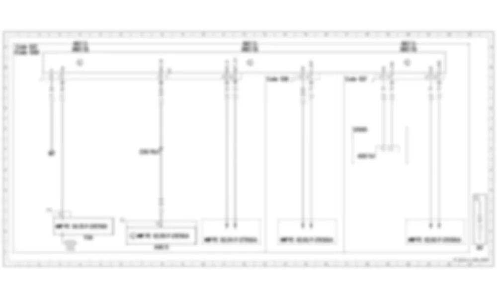 Электросхема Блок управления спутниковым радио для Mercedes-Benz CLA-class (C117) 2013-2020