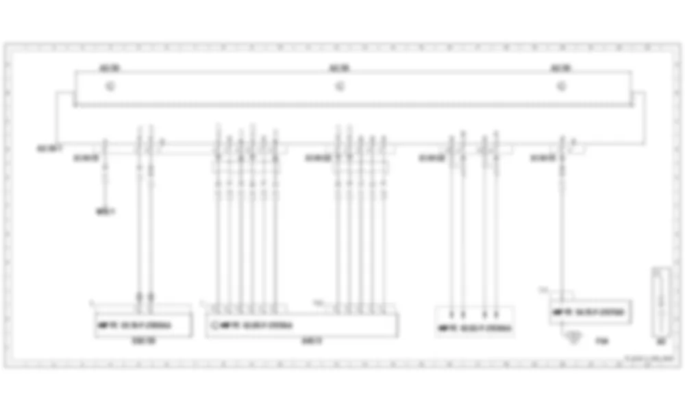 Электросхема Система навигации для Mercedes-Benz CLA-class (C117) 2013-2020