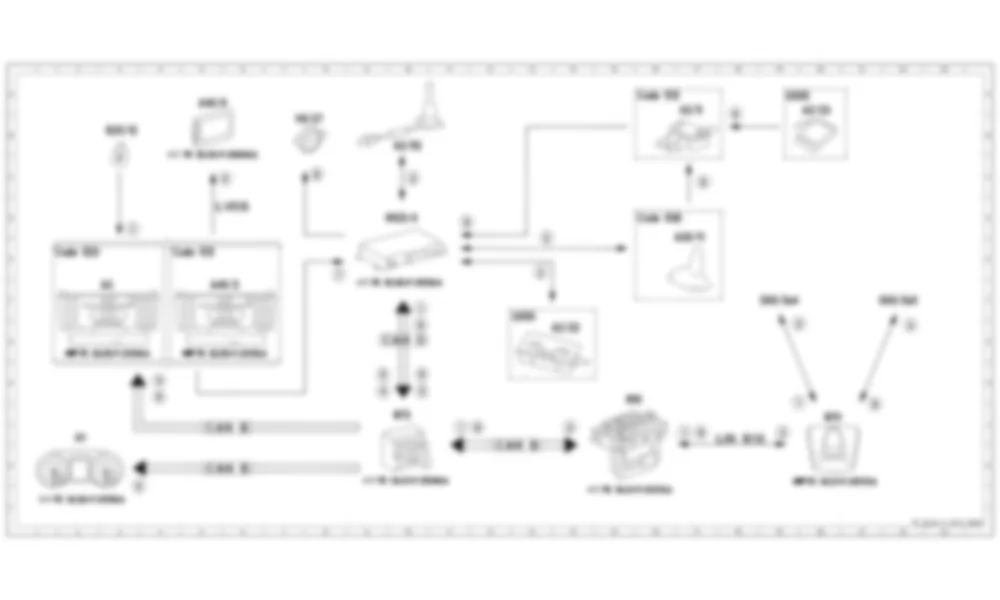 Электросхема Принципиальная электрическая схема для информации MB и функции помощи при поломке для Mercedes-Benz CLA-class (C117) 2013-2020