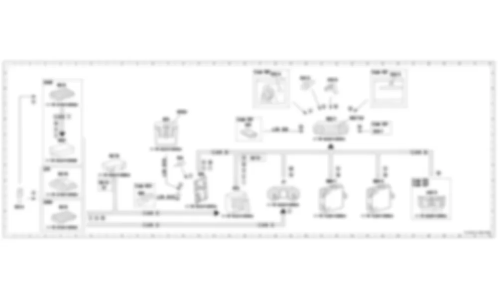 Электросхема Принципиальная электрическая схема входных сигналов климат-контроля для Mercedes-Benz CLA-class (C117) 2013-2020