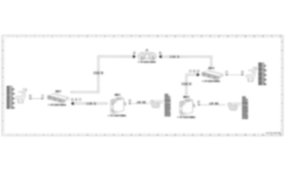 Электросхема Принципиальная электрическая схема регулировки сиденья (ESE) с памятью для Mercedes-Benz CLA-class (C117) 2013-2020