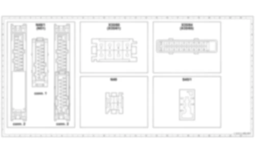 Распиновка разъемов схемы  для Mercedes-Benz S-class (W140) 1991—1998