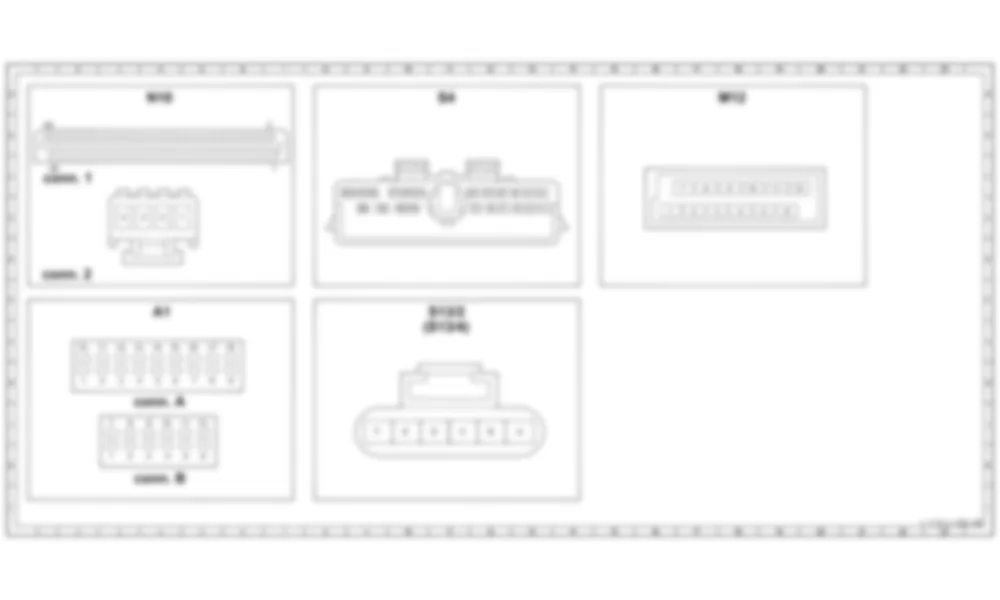 Распиновка разъемов схемы Наклонно-сдвижная крыша (SR) для Mercedes-Benz M-class (W163) 1997—2005