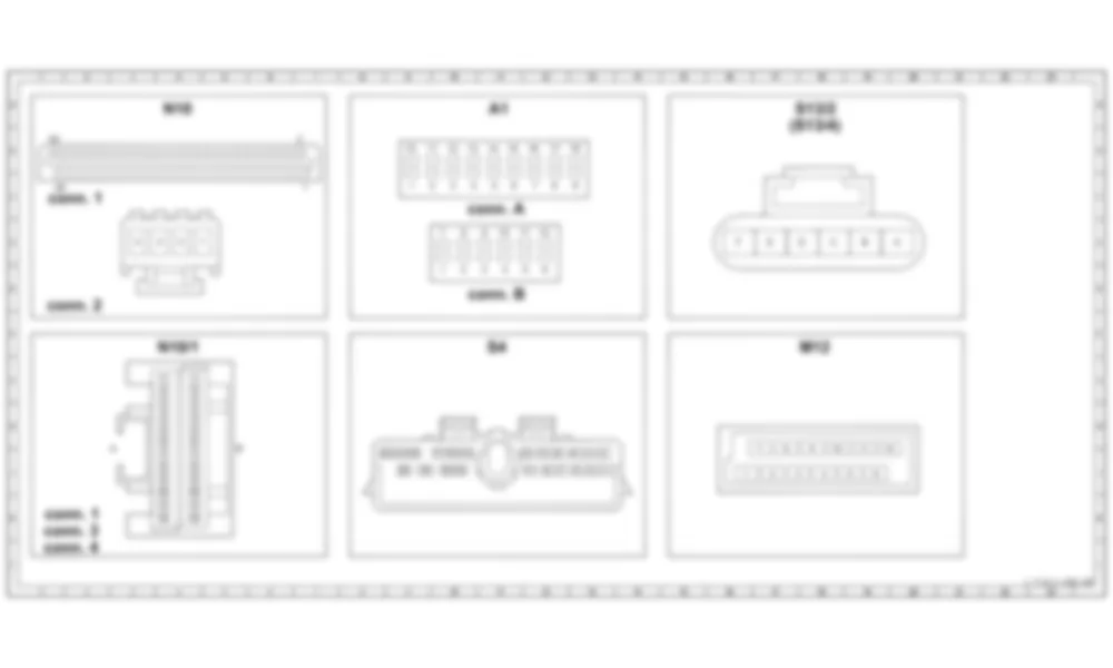 Распиновка разъемов схемы Наклонно-сдвижная крыша (SR) для Mercedes-Benz M-class (W163) 1997—2005