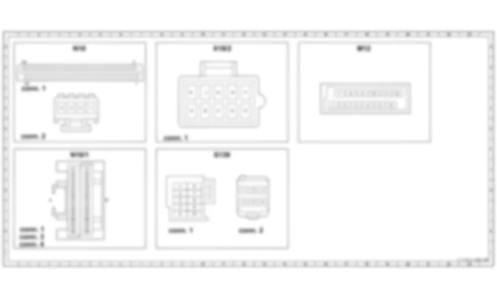 Распиновка разъемов схемы Наклонно-сдвижная крыша (SR) для Mercedes-Benz M-class (W163) 1997—2005