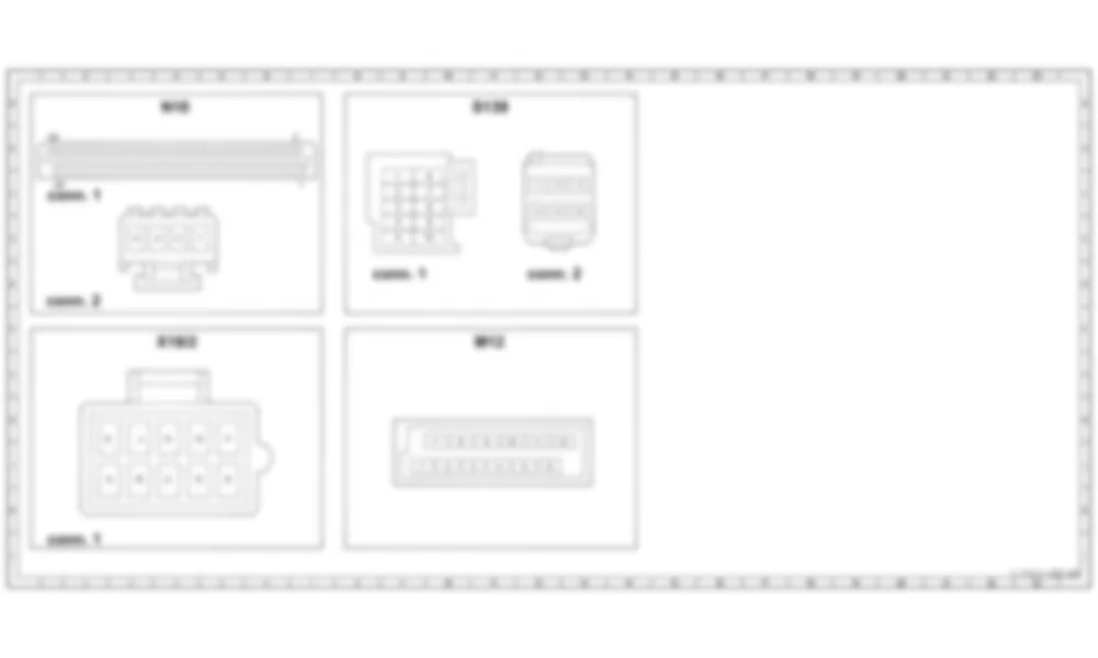 Распиновка разъемов схемы Наклонно-сдвижная крыша (SR) для Mercedes-Benz M-class (W163) 1997—2005