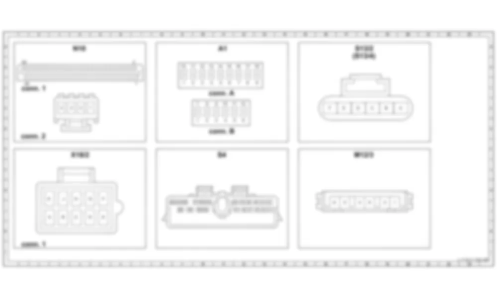 Распиновка разъемов схемы Крыша из ламелей для Mercedes-Benz M-class (W163) 1997—2005