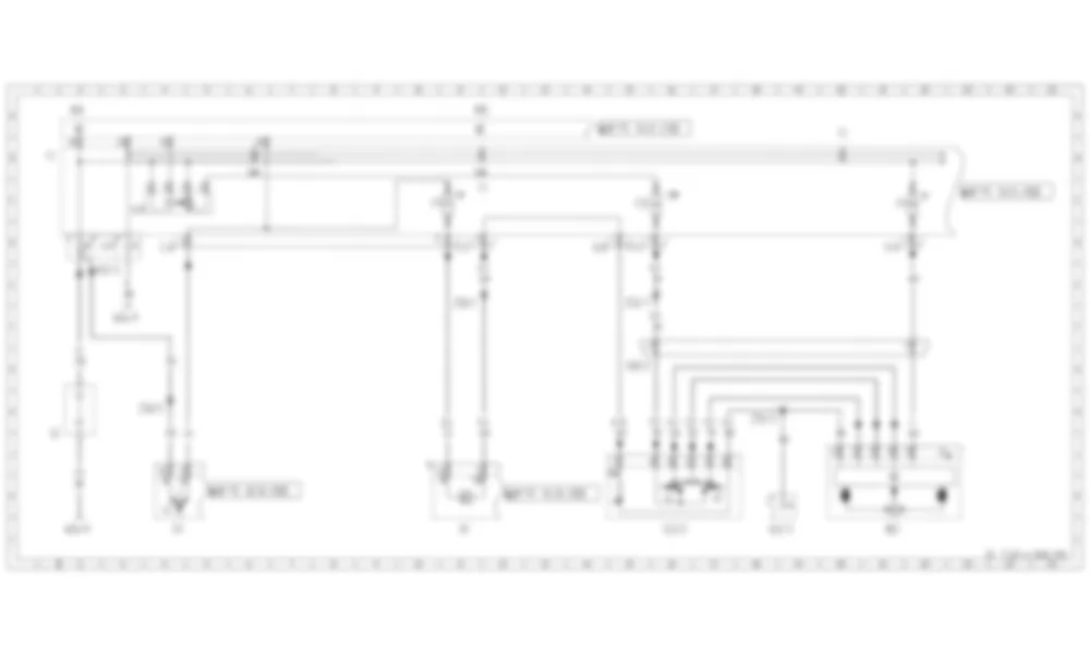 Электросхема Наклонно-сдвижная крыша (SR) для Mercedes-Benz M-class (W163) 1997—2005