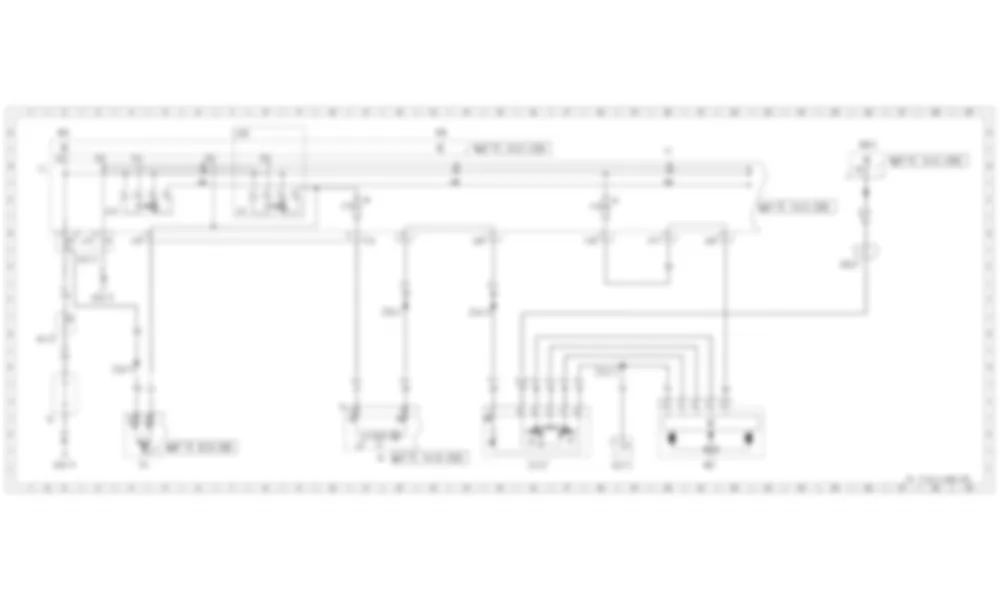 Электросхема Наклонно-сдвижная крыша (SR) для Mercedes-Benz M-class (W163) 1997—2005