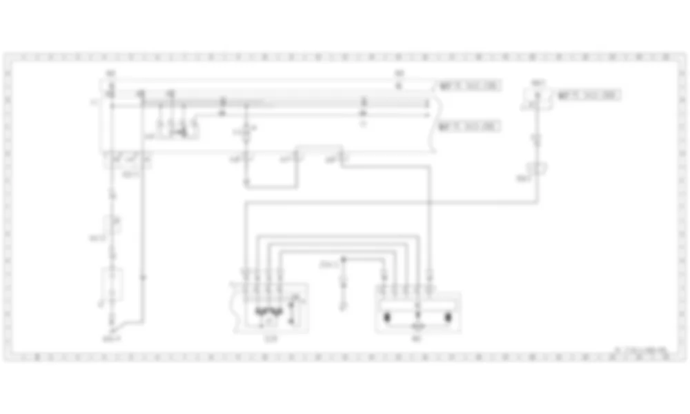 Электросхема Наклонно-сдвижная крыша (SR) для Mercedes-Benz M-class (W163) 1997—2005