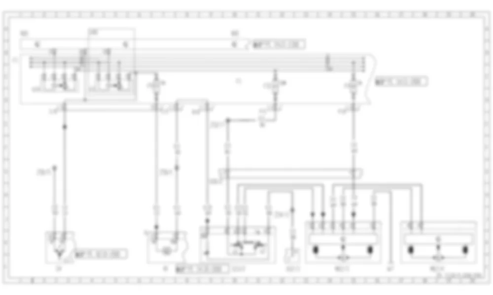Электросхема Крыша из ламелей для Mercedes-Benz M-class (W163) 1997—2005