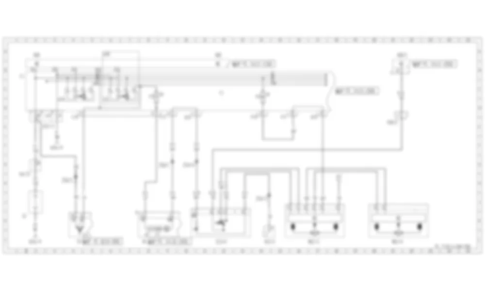 Электросхема Крыша из ламелей для Mercedes-Benz M-class (W163) 1997—2005