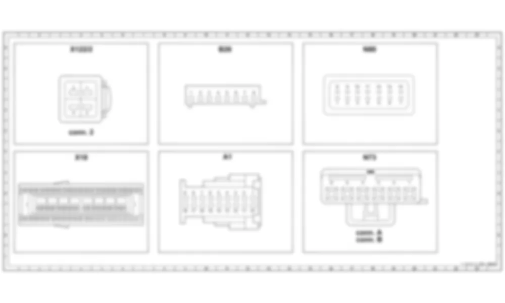 Распиновка разъемов схемы Схема электрических соединений блока предохранителей в кабине (F3) для Mercedes-Benz M-class (W164) 2005—2011