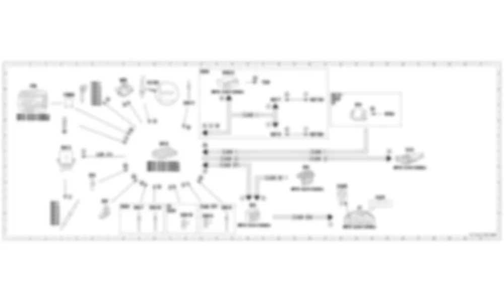 Электросхема Принципиальная электрическая схема системы очистки выхлопных газов для Mercedes-Benz M-class (W166) 2011-2020