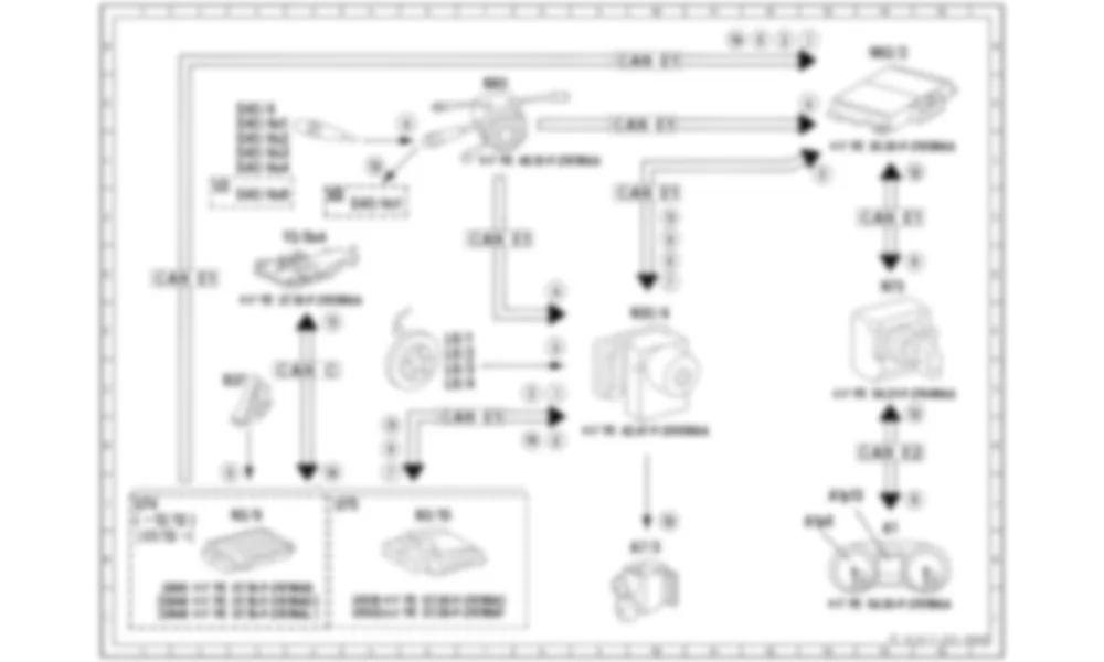 Электросхема Принципиальная электрическая схема круиз-контроля (CC) для Mercedes-Benz M-class (W166) 2011-2020