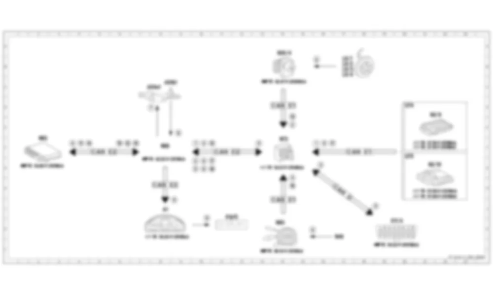 Электросхема Принципиальная электрическая схема рулевого управления с электроусилителем для Mercedes-Benz M-class (W166) 2011-2020