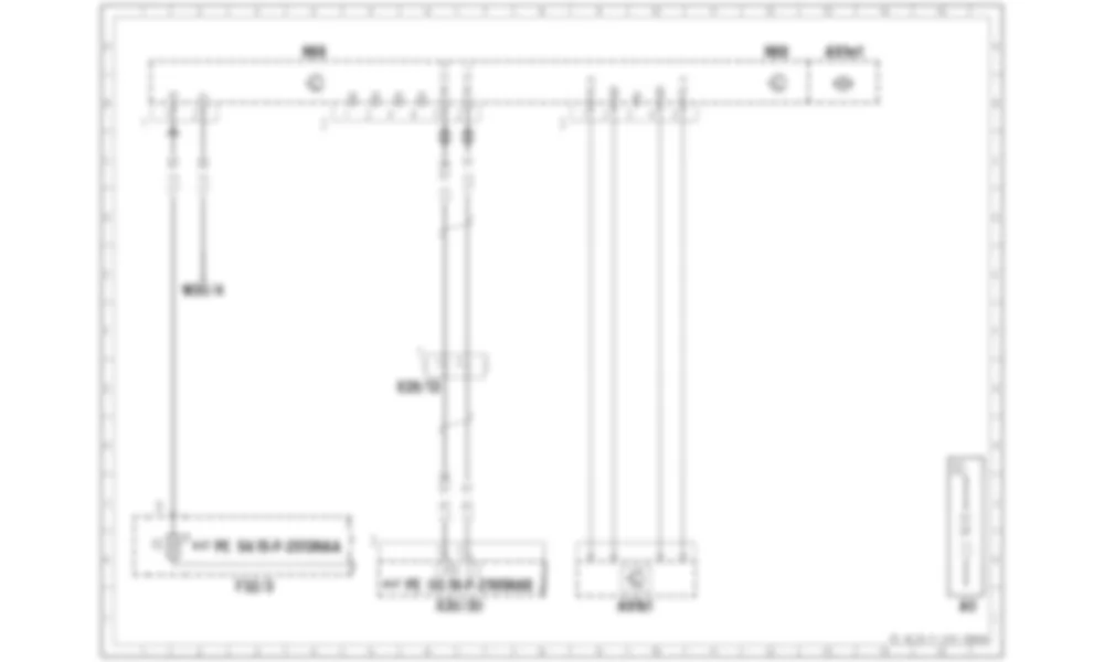 Электросхема Блок управления электроусилителем руля для Mercedes-Benz M-class (W166) 2011-2020