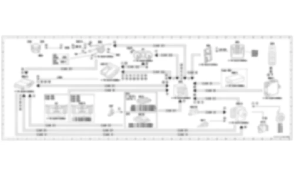 Электросхема Принципиальная электрическая схема системы активного удержания полосы движения для Mercedes-Benz M-class (W166) 2011-2020