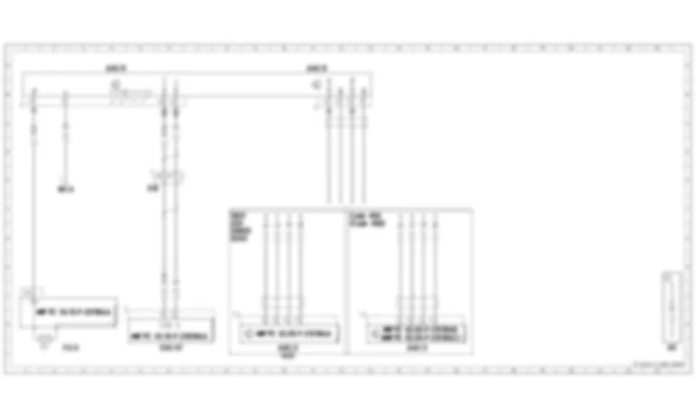 Электросхема Аудио / дисплей COMAND для Mercedes-Benz M-class (W166) 2011-2020