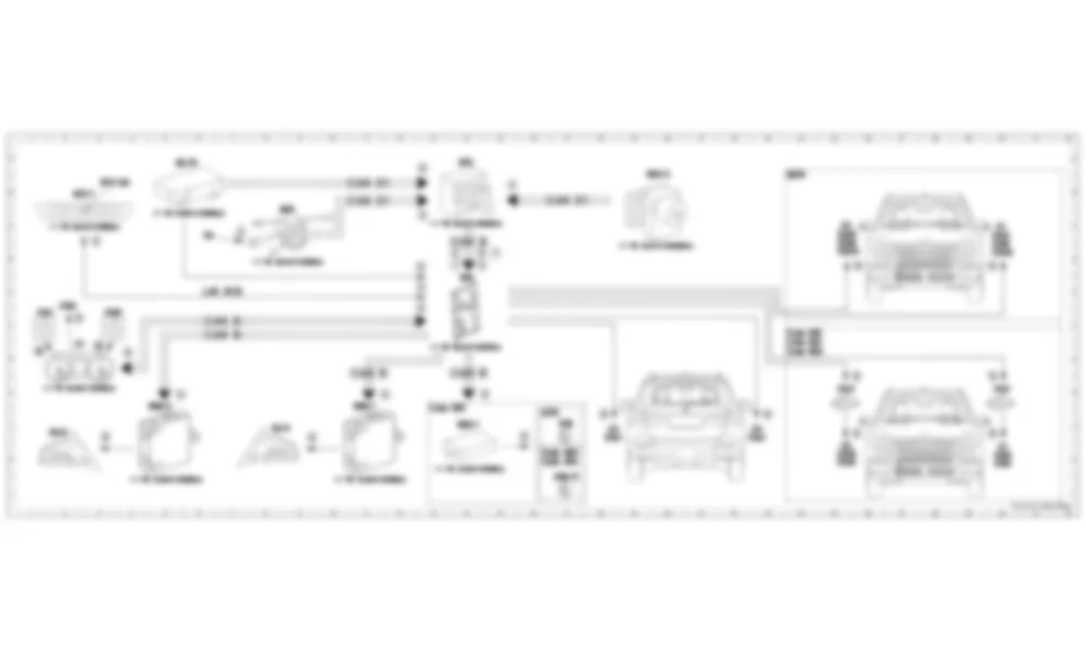 Электросхема Принципиальная электрическая схема, срабатывание указателя поворота для Mercedes-Benz M-class (W166) 2011-2020
