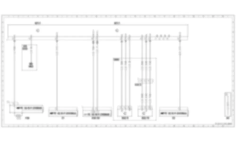 Электросхема Блок управления фарами для Mercedes-Benz M-class (W166) 2011-2020