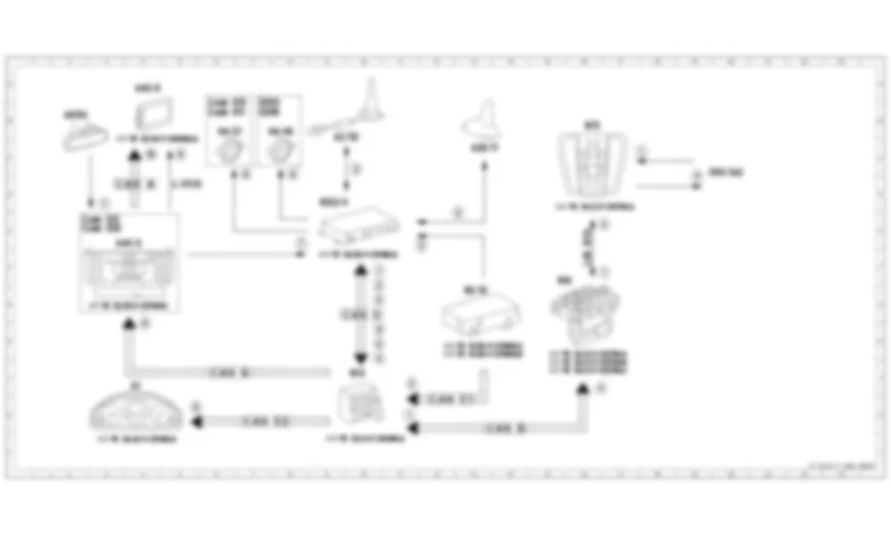 Электросхема Электрическая схема для ручного или автоматического вызова службы экстренной помощи, функция для Mercedes-Benz M-class (W166) 2011-2020