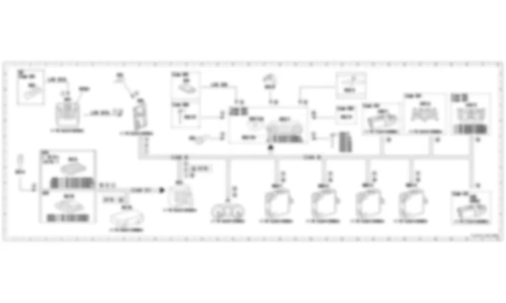 Электросхема Принципиальная электрическая схема автоматического кондиционирования воздуха, входные сигналы для Mercedes-Benz M-class (W166) 2011-2020