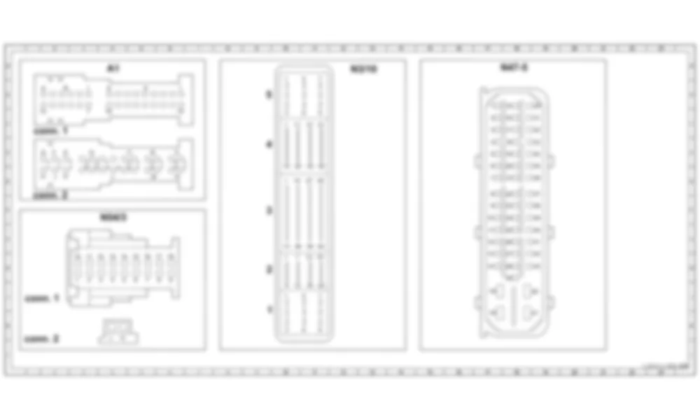 Распиновка разъемов схемы CAN-шина - двигатель для Mercedes-Benz SL-class (R170) 1996—2004