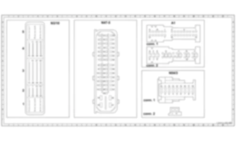 Распиновка разъемов схемы CAN-шина - двигатель для Mercedes-Benz SL-class (R170) 1996—2004