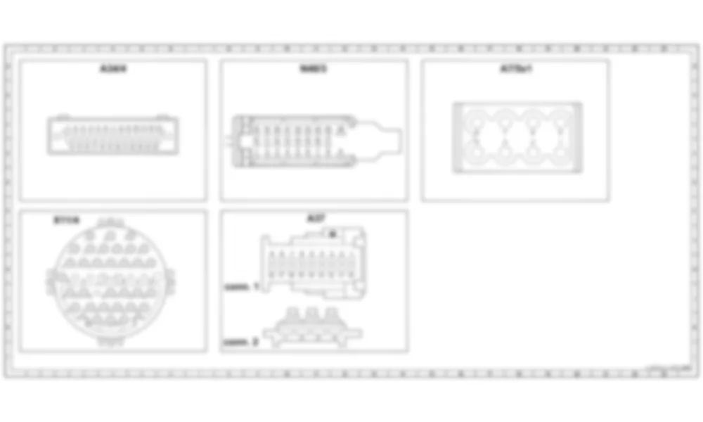 Распиновка разъемов схемы Электромонтаж цепи 30 для Mercedes-Benz SL-class (R170) 1996—2004