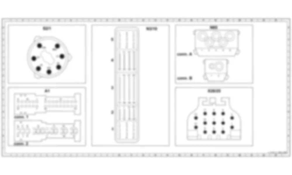 Распиновка разъемов схемы Стартер, генератор для Mercedes-Benz SL-class (R170) 1996—2004