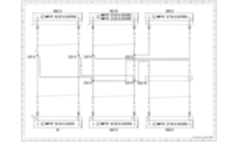 Электросхема CAN-шина - двигатель для Mercedes-Benz SL-class (R170) 1996—2004
