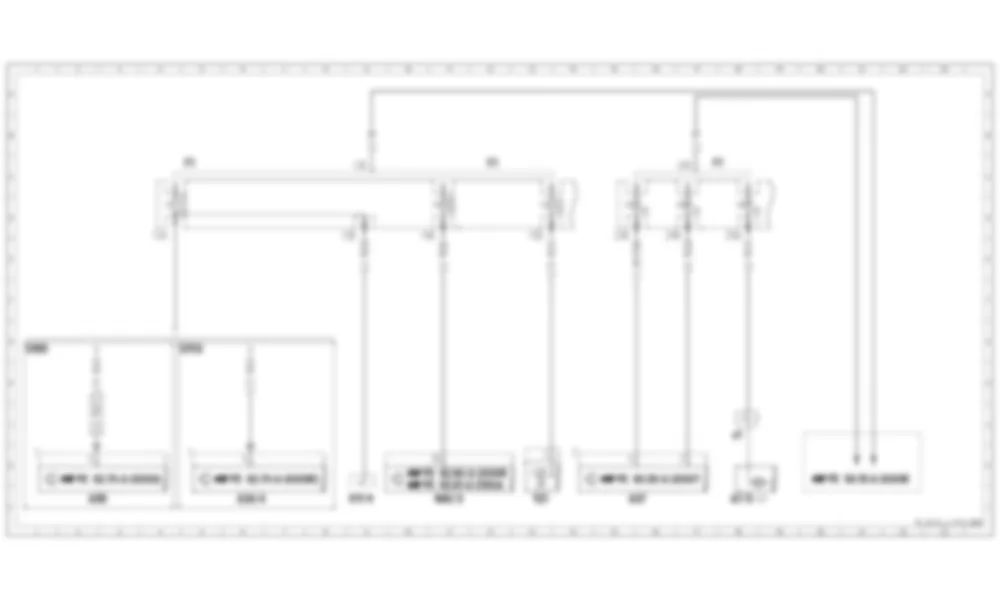 Электросхема Электромонтаж цепи 30 для Mercedes-Benz SL-class (R170) 1996—2004